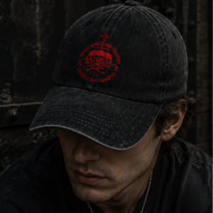 Goth grunge rock orthodox baseball cap