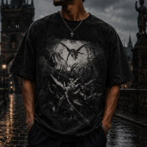 Heaven fight saint michael archangel tshirt