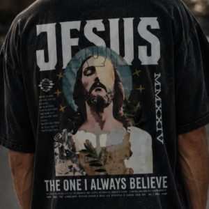 The one I always believe christian oversized t-shirt